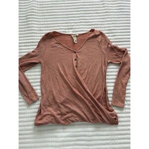 Blu Pepper Red Striped Top‎ L